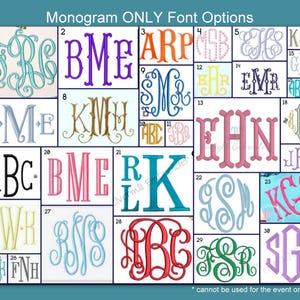 Monogrammed Bouquet Sash: Silk Ribbon Prom Homecoming Wedding Embroidered Bow image 17