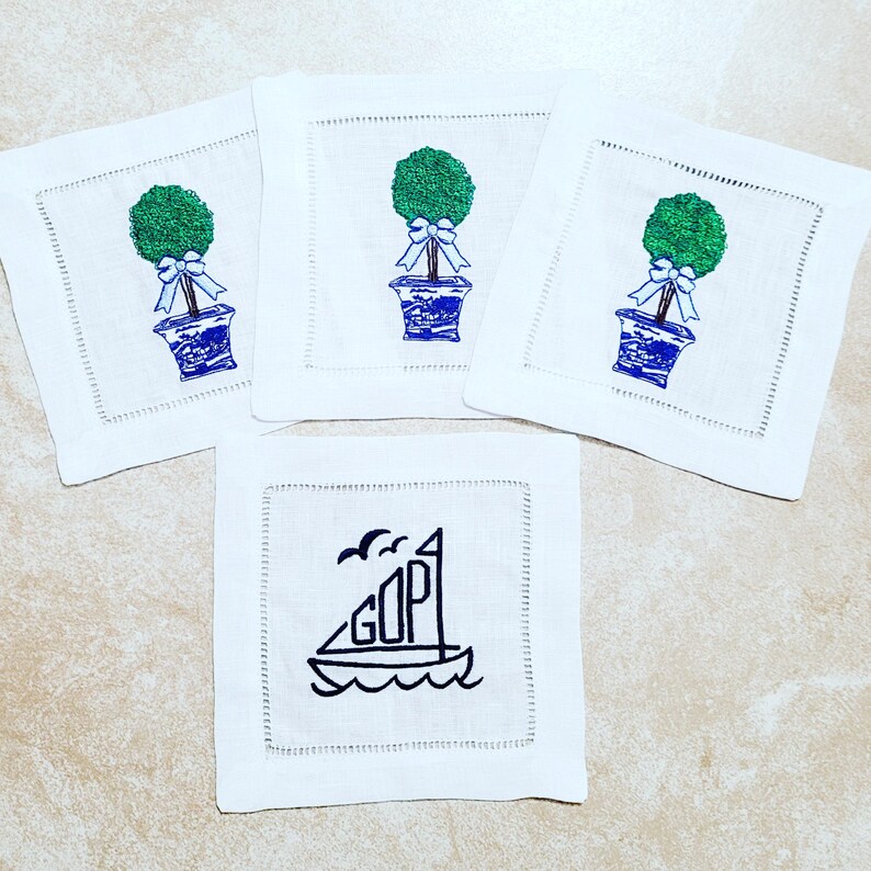 SewClassicStitches Cocktail Napkins