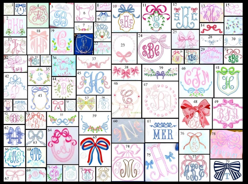 Monogrammed Baby Bonnet: Embroidered Cotton Button Bow Hat Childrens Photo Prop image 17
