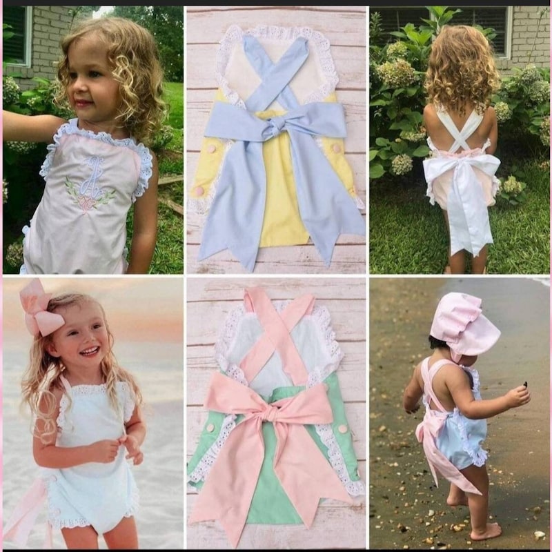 Ruffle Sunsuit - Caitlyn's Daisy main image 1