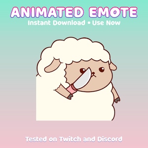 Cute Sheep Animated Emote