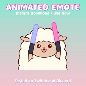 Cute Sheep Animated Emote