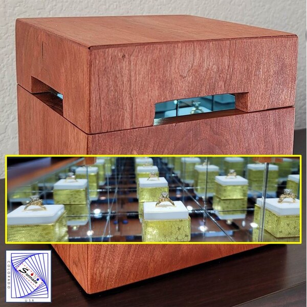 Infinity Light Box Etsy