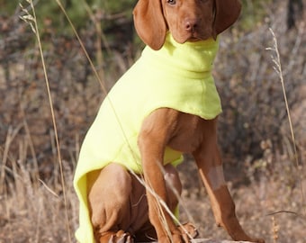 Vizsla Puppy Poncho, Puppy Coat, Fleece Winter Dog Jacket, Warm Dog Coat for Puppies  - Made in USA