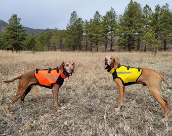 Canine Field Vest, Dog Safety Vest for Visibility & Protection, Heavy Duty Chest Protection, Reflective, Made in USA