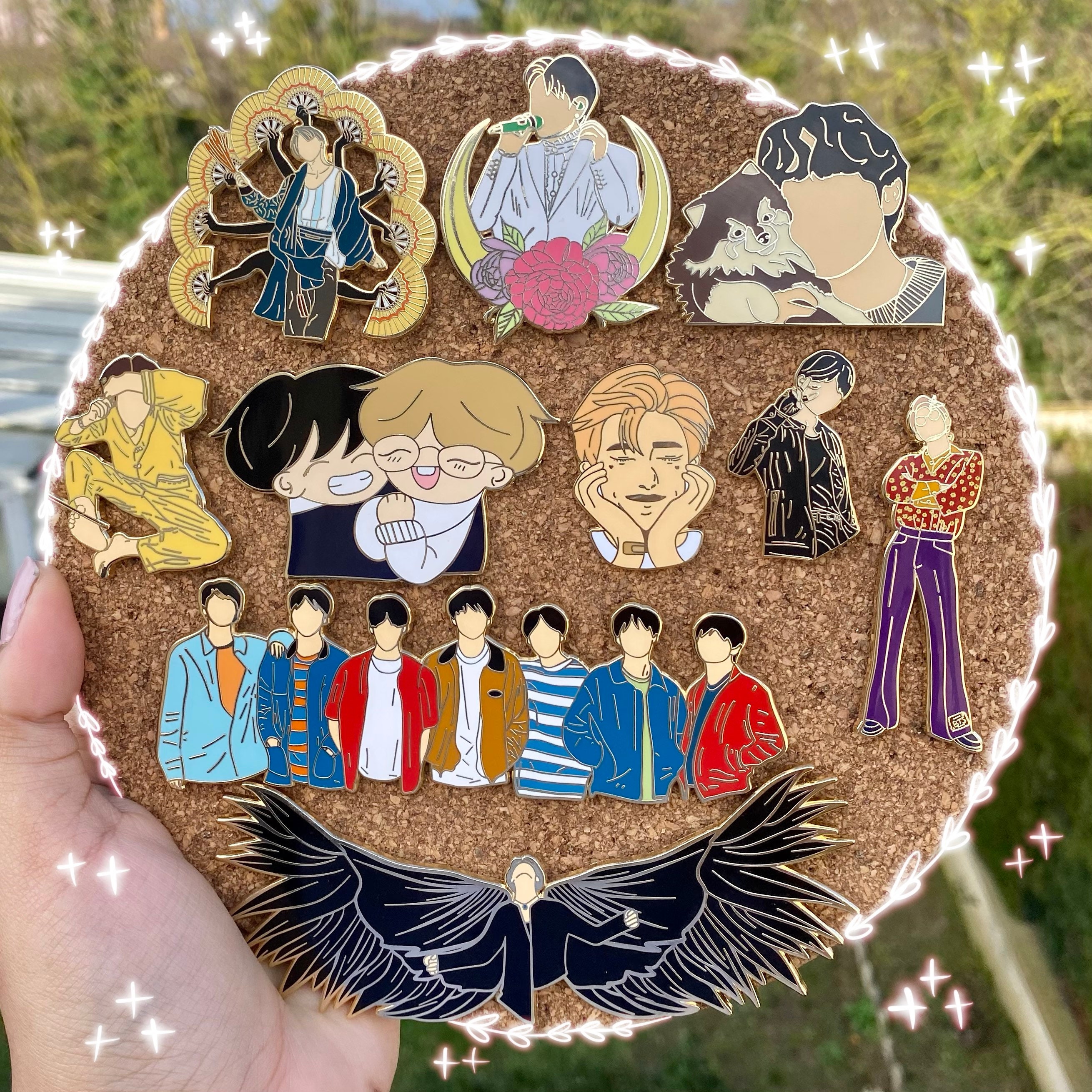 BTS PINS SET Etsy