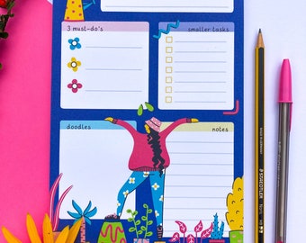 A5 Daily Planner Pad (Printed with vegetable inks on recycled paper)