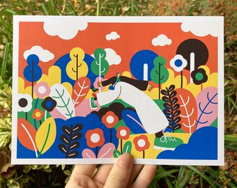 A5 Adventure Print (100% recycled paper)