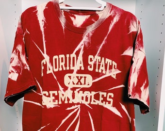 Florida State University tie dye tee