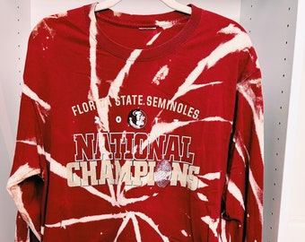 Florida State University tie dye long sleeve
