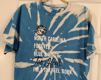 University of North Carolina tie dye tee