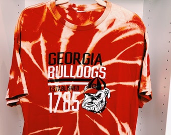 University of Georgia tie dye tee