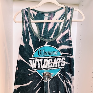 Villanova University tie dye tank top