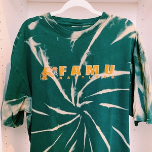 Florida A&M University tie dye tee