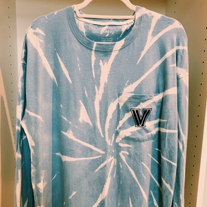 Villanova University tie dye long sleeve