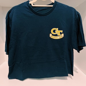 Georgia Tech University crop top