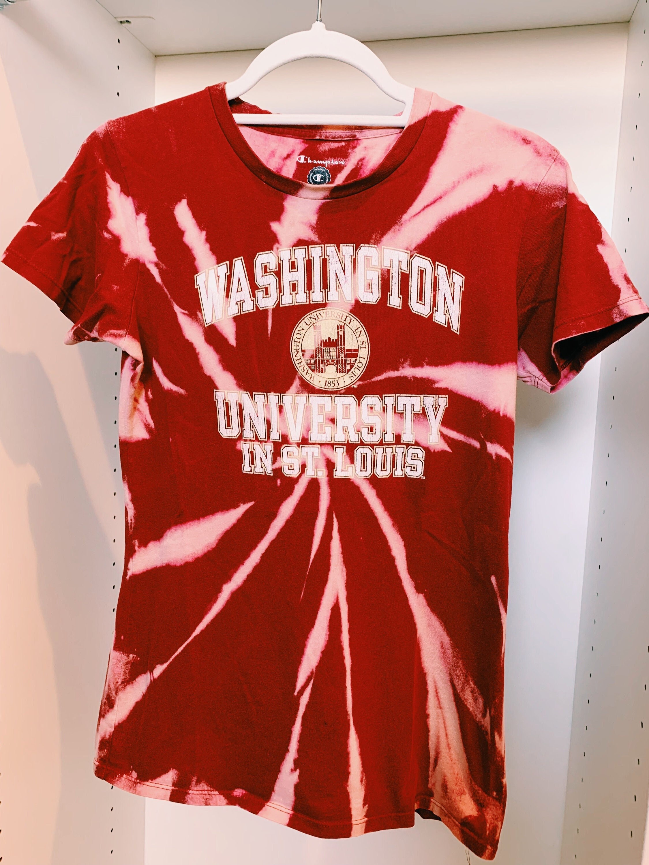 Washington University tie dye tee