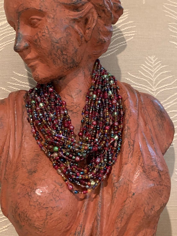 Joan Rivers Vintage Torsade—Red