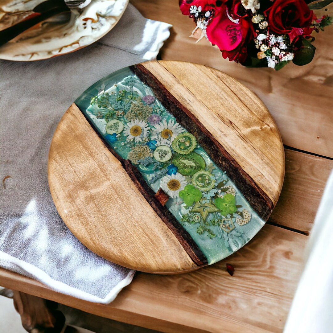 Rotating Plate Rotating Tray for the Dining Table Made of Birch Tree ...
