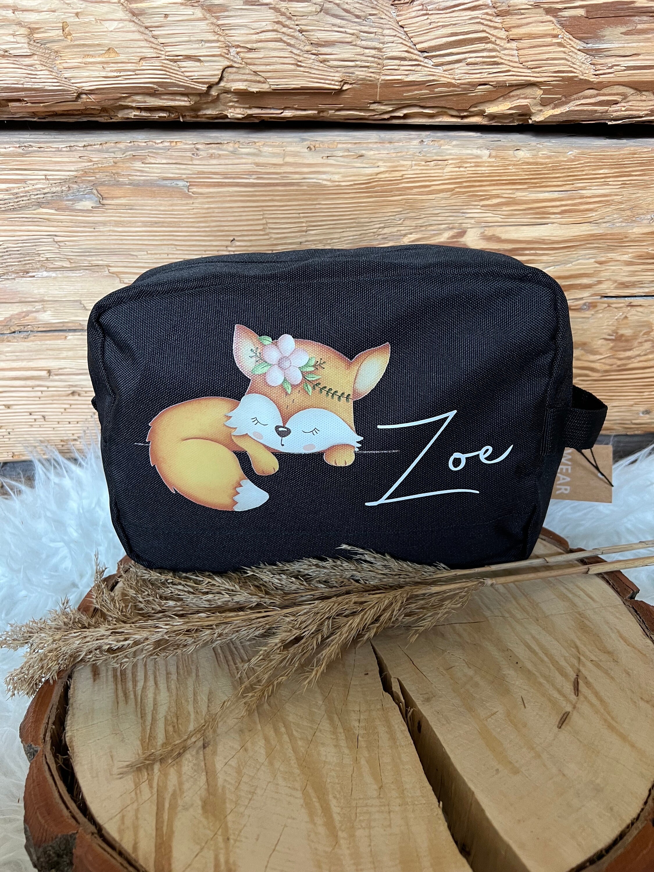 Mnsruu Make-up Tasche Mit Pinguin-Muster – 16,6x10,3x6,5 Cm, 5 Fächer, Perfekt Für Reisen