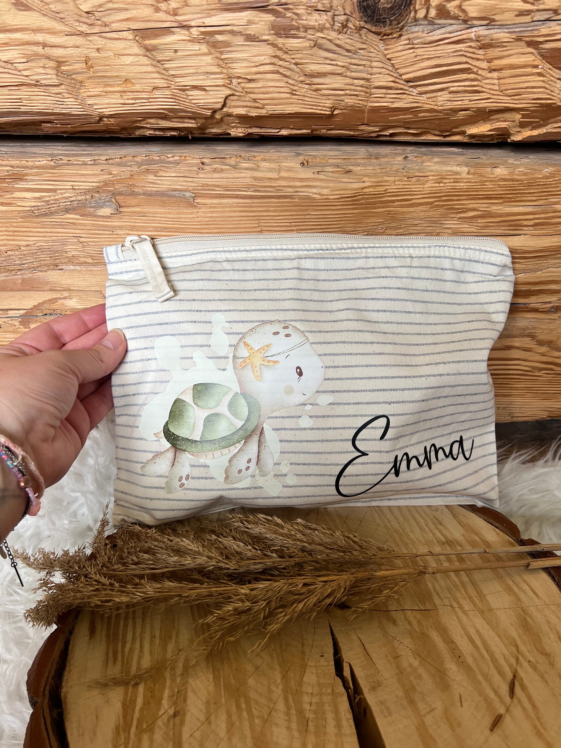Asiriven 16 Stück Schildkröten-Partygeschenktüten – 15x6,9x20,8 Cm, Aus Stabilem Papier, Mit Griffen