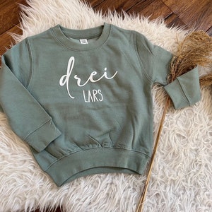 Birthday sweater personalized with name and number sweatshirt gift birthday Christmas sweater image 8