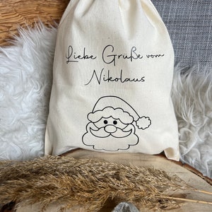 Santa Claus bag personalized gift bag Santa Claus gift Christmas Santa boots Santa Claus boots with name