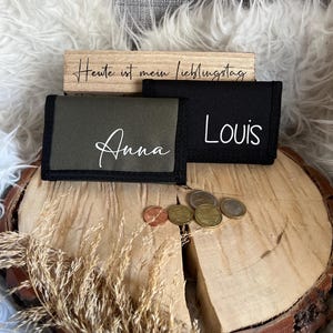 Geldbeutel personalisiert Portmonee Brieftasche mit Name Geschenk Geld Kindergeldbeutel Geldbörse Kinder