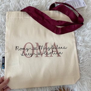Personalisierte Geschenke Tasche Mama - Einkaufstas Produktbild-Vorschau 5