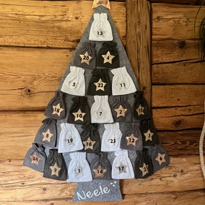 Calendario dell'Avvento da riempire, personalizzato, calendario dell'Avvento regalo per bambini