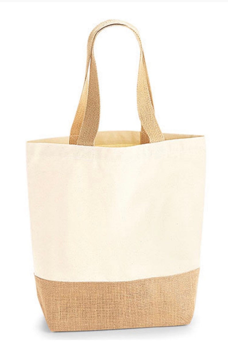 Shopping bag bag personalized xxl gift shopper birthday accessories bag jute bag grandma fair trade eco fabric bag fabric image 10