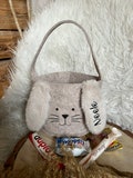 Personalized Easter basket, Easter bag, Easter tote, personalized Easter gift, jute, bag, accessories, boy, girl, bunny product logo