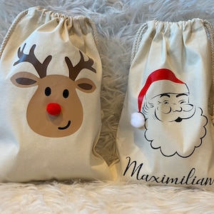 Nikolaussäckchen Geschenk Säckchen Nikolaus Geschenk Weihnachten Nikolausstiefel Weihnachtsmann Rentier Stiefel 50101