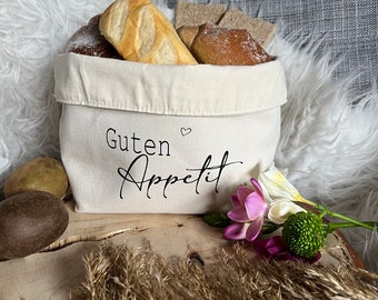 Bread basket, bread basket personalized, breakfast, laid table, gift, basket, bread basket, baker, birthday, bon appetit