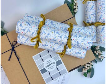 Galletas navideñas reutilizables con estampado blanco Liberty Dove Star