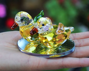 Crystal Duck Figurine (5x4x4 Inches) - Etsy