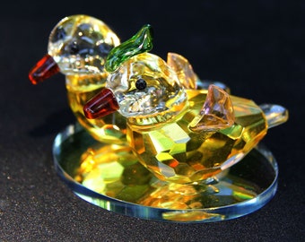 Crystal Duck Figurine (5x4x4 Inches) - Etsy