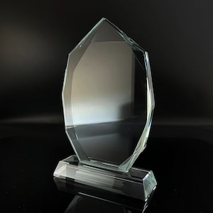 Personalized Crystal Award, Engraved Retirement Gift, Employee Appreciation Plaque image 2