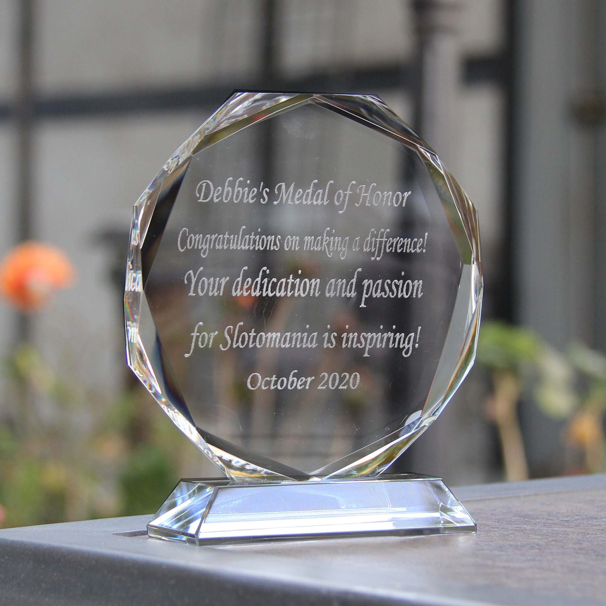 Personalized Crystal Employee Retirement Appreciation Gift Etsy Canada