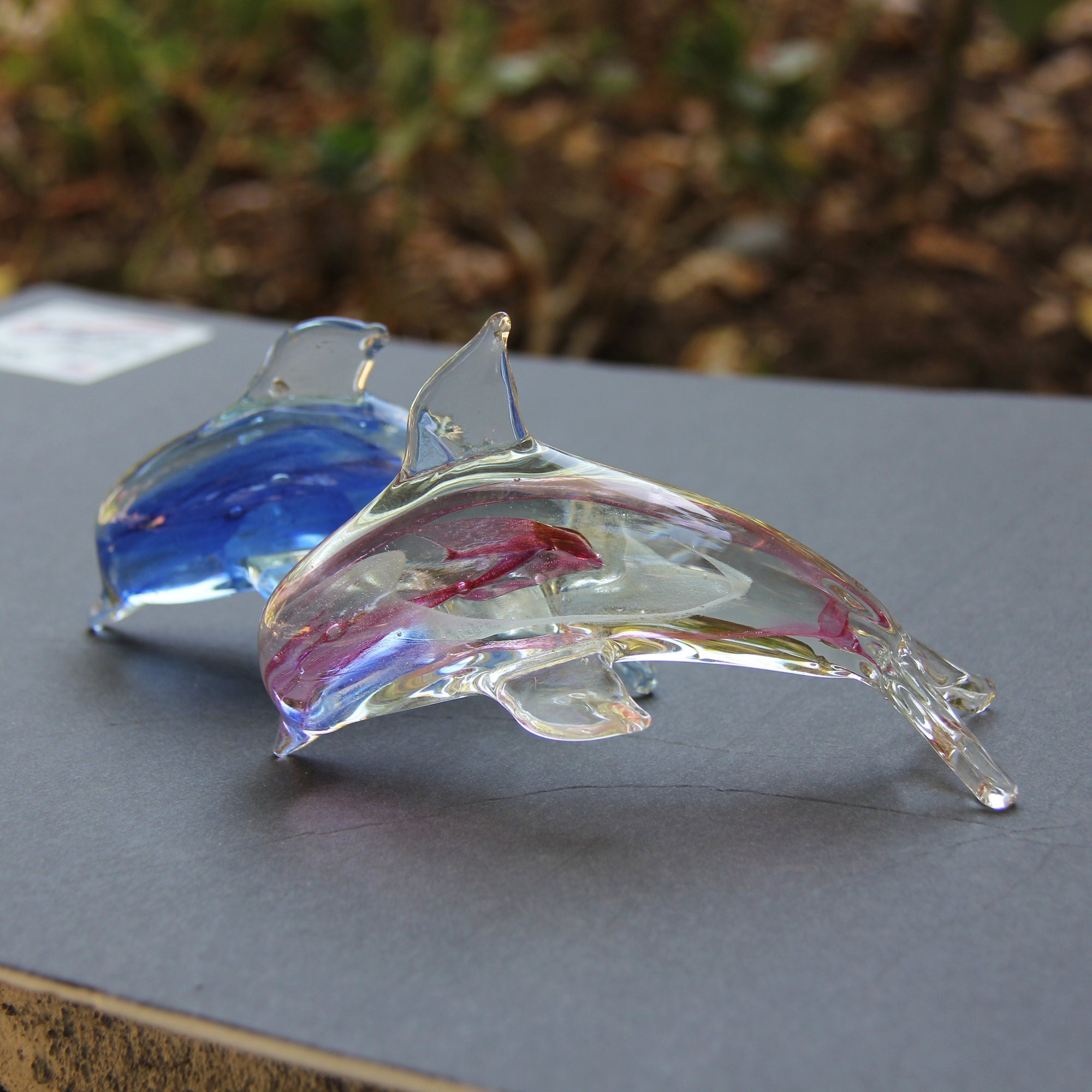 Dolphin,Glass dolphin,Handmade Glass Dolphin,Dolphin Figurines,Hand B…