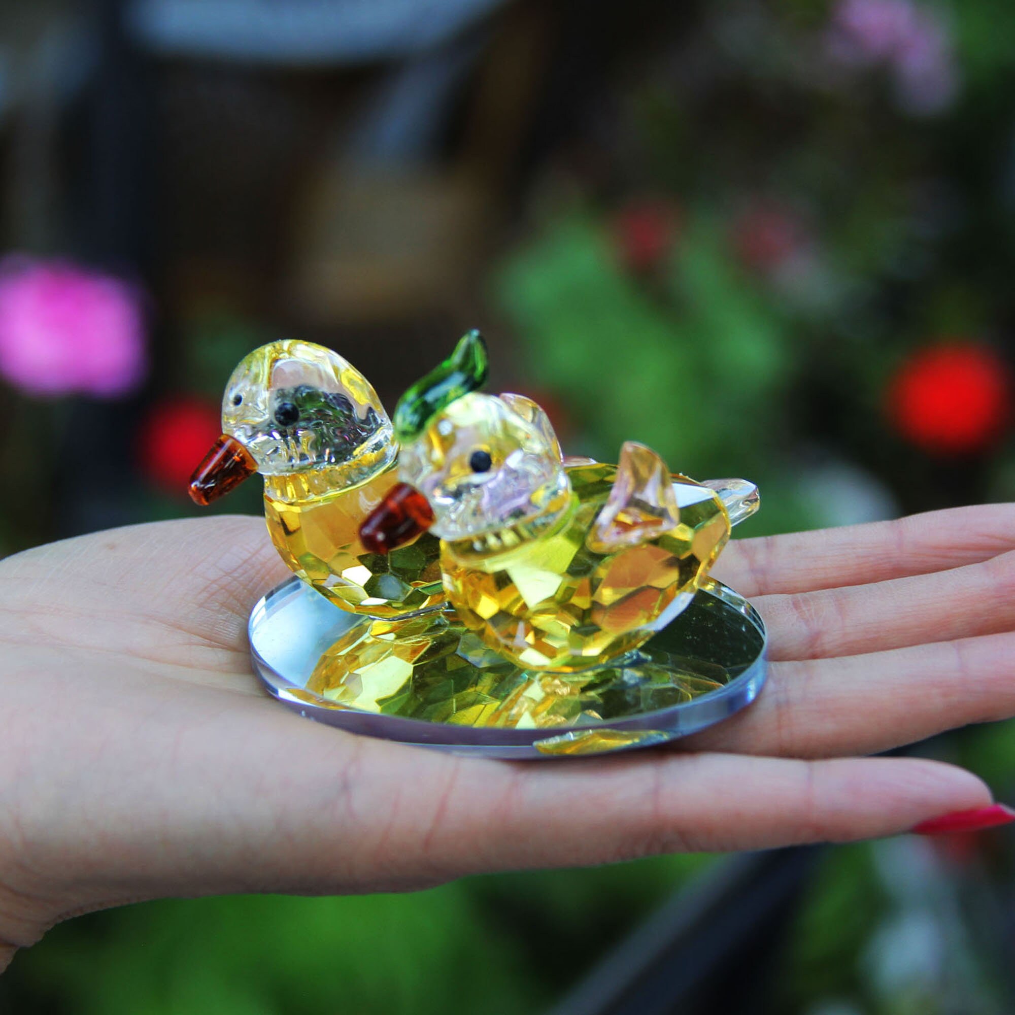 Crystal Duck Figurine (5x4x4 Inches) - Etsy