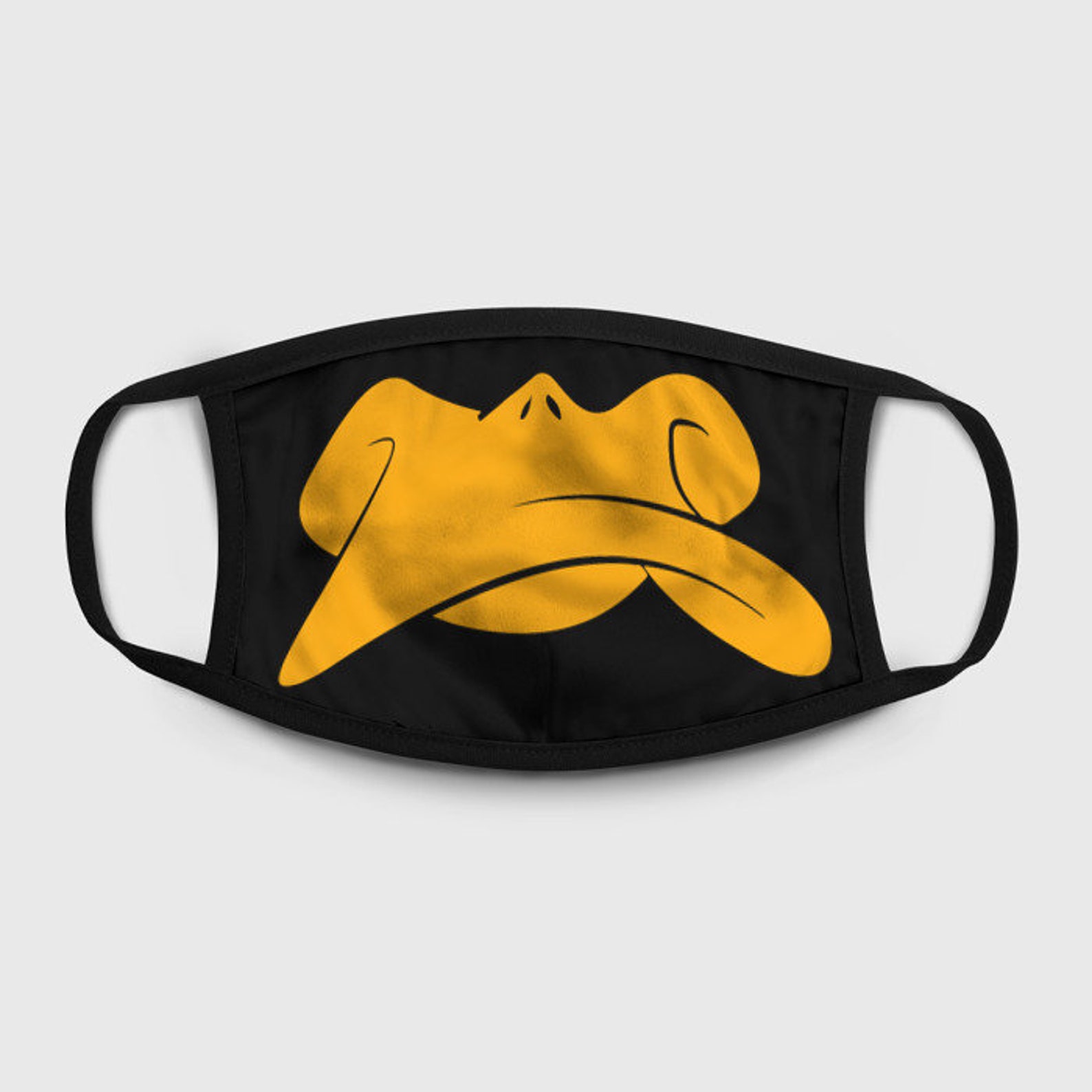 Daffy Duck Cartoon Face Mask Reusable Washable 100 Cotton Etsy