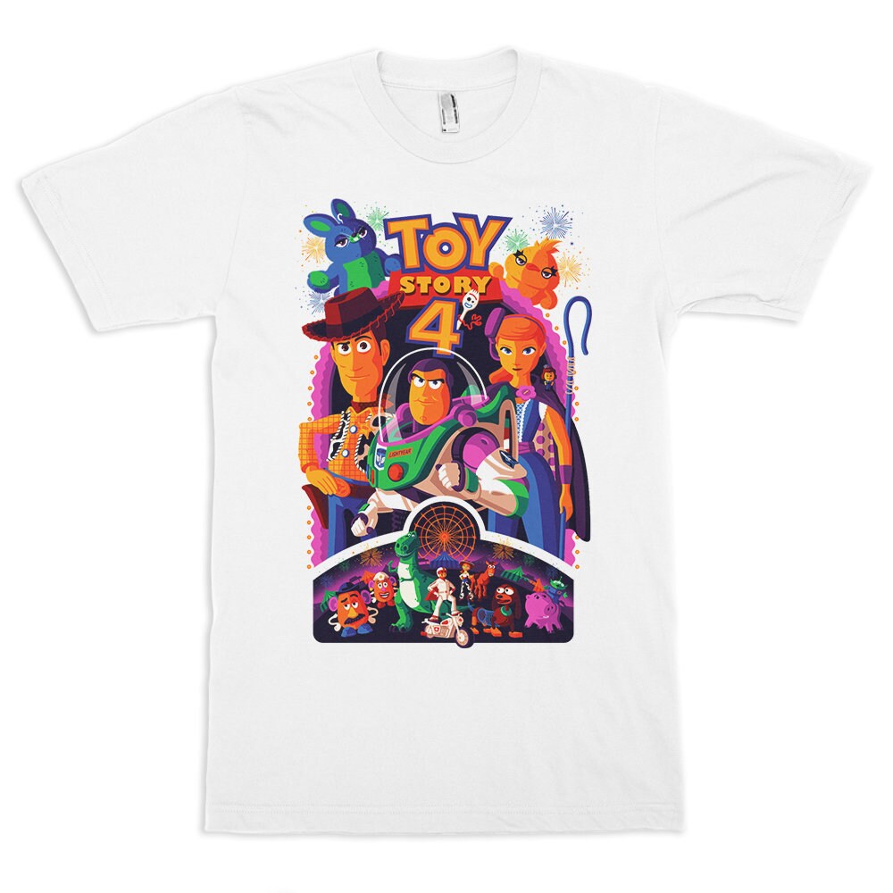 Toy Story 4 Art T-Shirt Men's Women's All Sizes | Etsy