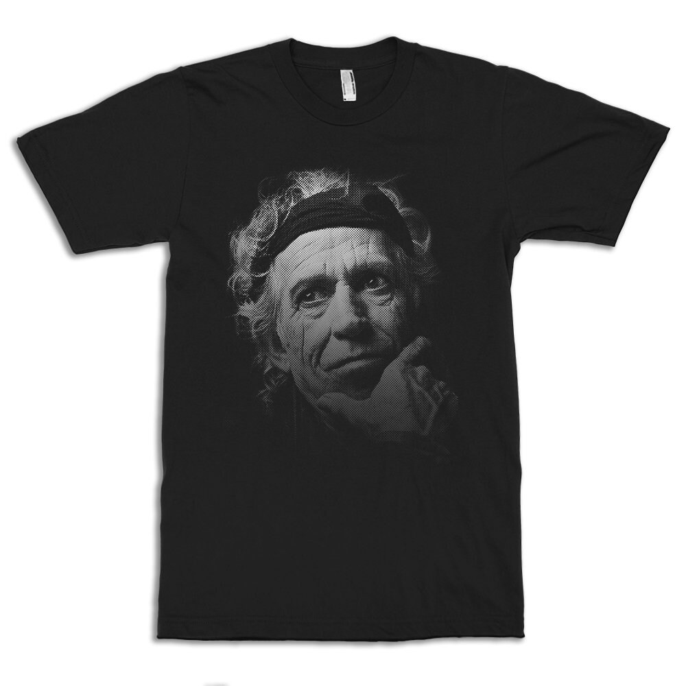 Keith Richards TShirt The Rolling Stones Shirt Men's Etsy