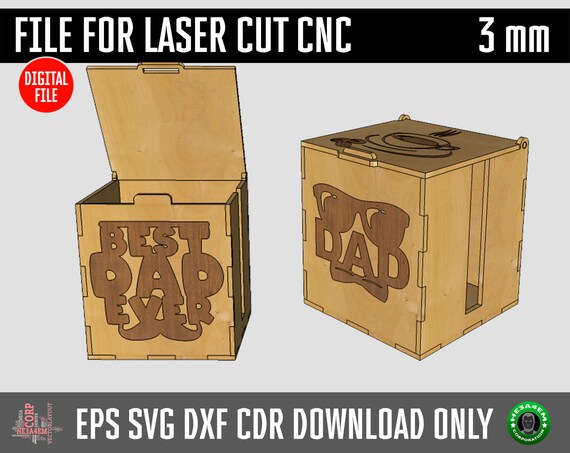 Download Gift Box Svg Father S Day Mug Gift Pack Box Dxf Vector Etsy