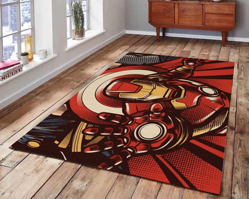 Iron Man Carpet Iron Man Gift Christmas Gift Birthday Gift Etsy