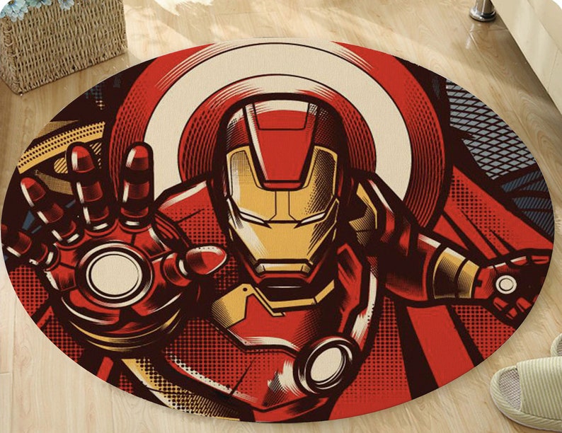 Iron Man Carpet Iron Man Gift Christmas Gift Birthday Gift Etsy