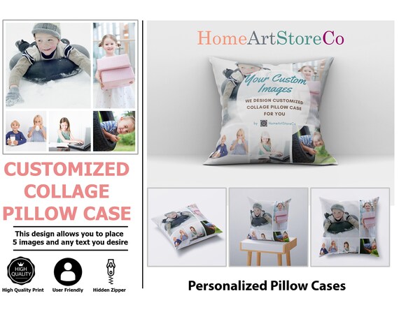 collage pillow case