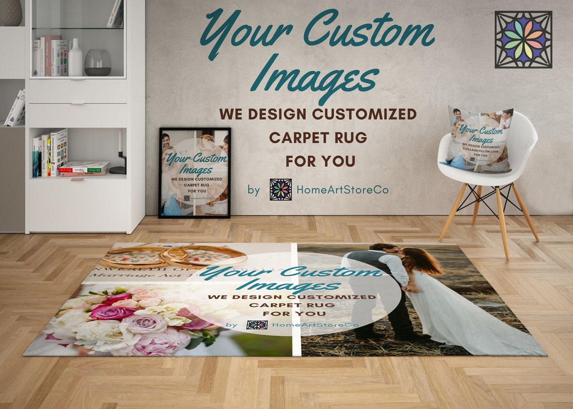 Design Your Own Carpet Any Size Any Type Nonslip Cotton Etsy