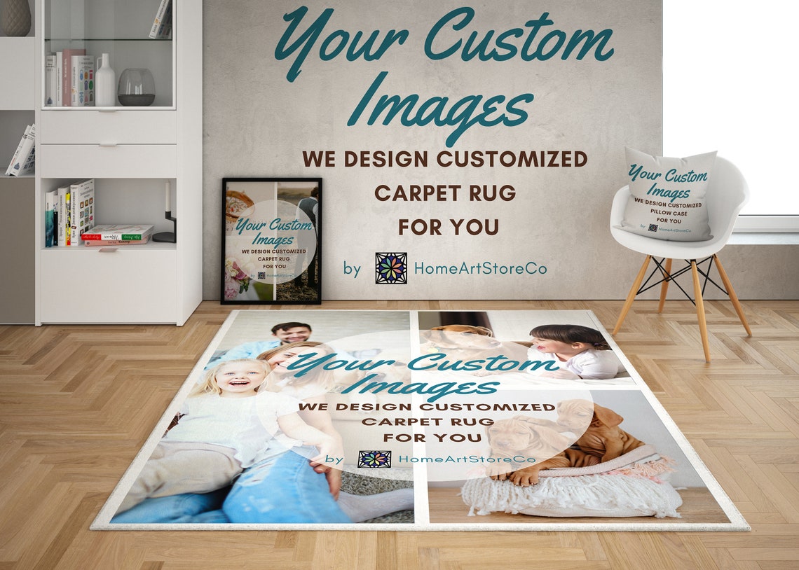 Design Your Own Carpet Any Size Any Type Nonslip Cotton Etsy